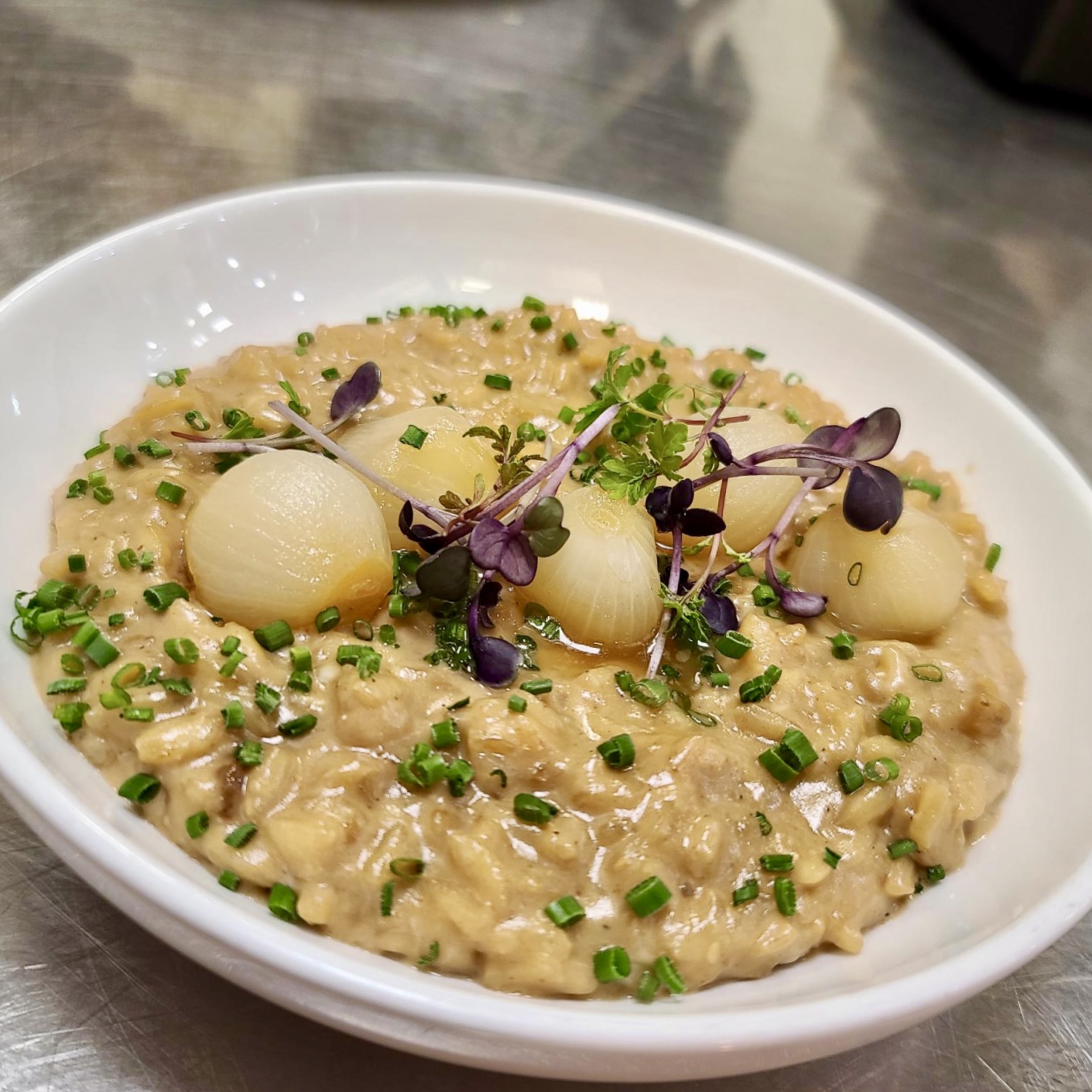 A taste of Bern's at Haven - French Onion Risotto